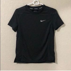 Nike dri fit short sleeve top with mesh